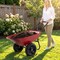Garden Wheelbarrow 5-Cubic Feet Steel PP Frame 330 lbs Capacity